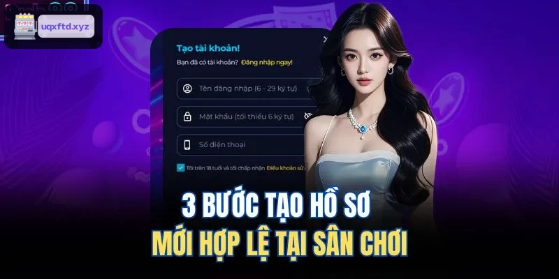 Quy trình 3 bước tạo hồ sơ mới hợp lệ tại website