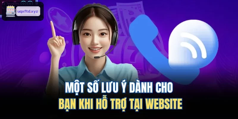 Những lời khuyên khi nhận hỗ trợ trên website